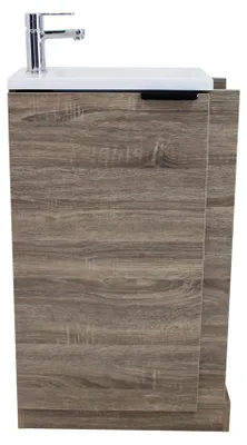 Produktbild von ONDEE ZEN-Handwaschbecken WOODY – 57 cm – Holz – Melaminbeschichtet – Wird als Bausatz geliefert