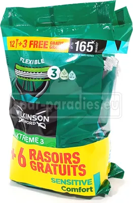 Produktbild von Wilkinson Xtreme 3 Sensitive Comfort Einwegrasierer, 30er Pack