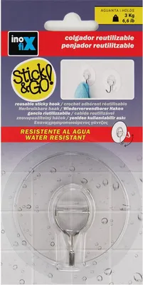 Produktbild von Inofix Klebeaufhänger O65x52 Mm Durchsichtig  Durchsichtig One Size