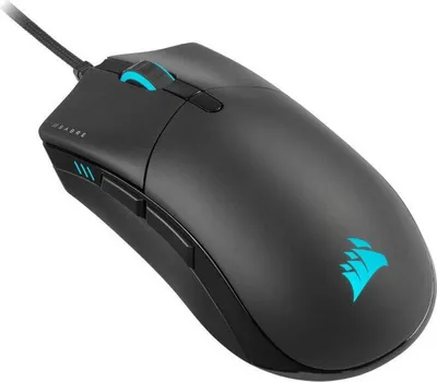 Produktbild von Corsair SABRE RGB PRO, rechts, Optisch, USB Typ-A, 18000 DPI, 1 ms, Schwarz