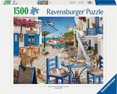 Image de Ravensburger Mykonos Cats puzzle - 1500pcs.