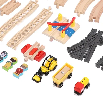 Image de Set de jouets ferroviaires électriques, interactif, éducatif, fiable pour les enfants à la maison