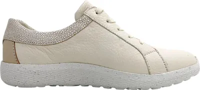 Imagen del producto de Zapatos deportivos para mujer Waldläufer K-Ira, tipo botín con cordones, color beige, para uso diario