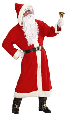 Immagine prodotto di Cappotto di Babbo Natale con parrucca, barba,... M/L - completo - Babbo Natale