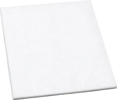 Produktbild von Adsamm® | Filzgleiter / 100x100 mm / Weiß / quadratisch / 3.5 mm starke selbstklebende Filz-Möbelgleiter in
