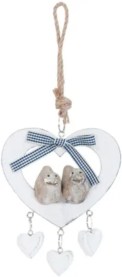 Immagine prodotto di Appendino Cuore - 6H0981 Clayre Eef bianco