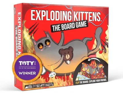 Immagine prodotto di Asmodee Exploding Kittens - Il gioco da tavolo, Gioco di carte, 7 anni