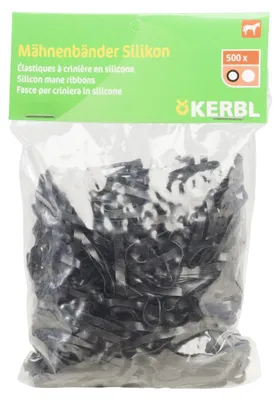 Produktbild von Kerbl Mähnengummi Silikon schwarz