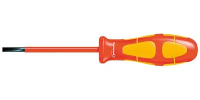 Produktbild von FORMAT Schlitz-Schraubendreher VDE 1000 8 x 1,2 x 175 mm, Gesamtlänge:223 mm, Klingenlänge:125 mm, Klingenstärke:1,0 mm, Klingenbreite:5,5 mm