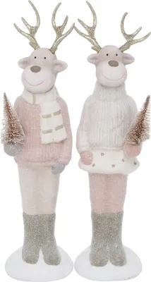 Produktbild von Boltze Gruppe Nylas Figur Hirsch 40 cm sortiert (1 Stück)