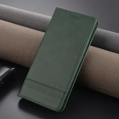 Obrázek produktu pro Kožené pouzdro pro Xiaomi Redmi Note 13 Pro+ 5G, skládací peněženkové pouzdro s magnetickým uzávěrem a stojánkem zelené