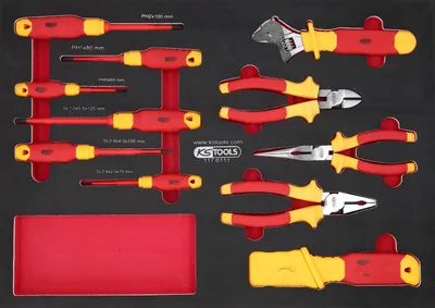 Immagine prodotto di KS TOOLS Set di pinze e cacciaviti VDE, 11 pezzi ( 117.6111 )