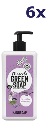Immagine prodotto di MARCEL'S GREEN SOAP Sapone a mano Lavanda e Rosmarino 500ml x 6 Multipack