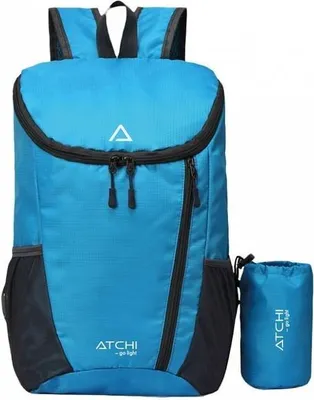 Produktbild von Atchi faltbarer Rucksack 22 Liter, ozeanblau (ocean blue)
