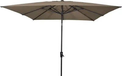 Produktbild von Lesli Living Sonnenschirm "Libra Taupe" 2,5x2,5m mit UV-Schutz 30+