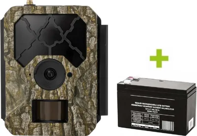 Obrázek produktu pro Fotopast OXE HORNET 4G, externí akumulátor a napájecí kabel 32GB SD karta, SIM a 8ks baterií