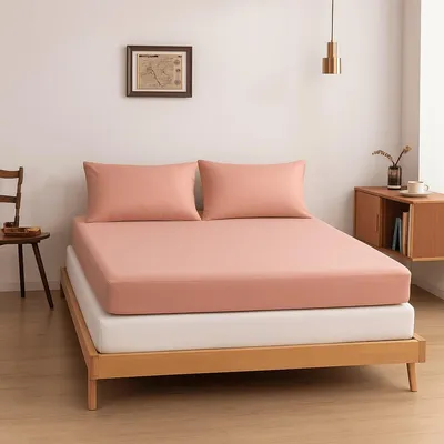 Obrázok produktu pre Elastické prikrývky s výškou matraca 180×210 – ružová farba