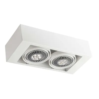 Zdjęcie produktu dla Reflektor spot KOGA biała 2xGU10x18W metal wym:8x40x18cm IP20 Shilo