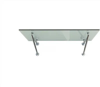 Produktbild von Glaszentrum Hagen - Typ/V 160x90cm Glasvordach Vordach Türvordach VSG