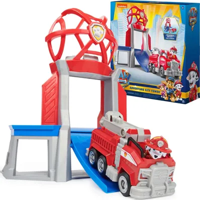 Produktbild von PAW Patrol , Spielset zum Kinofilm mit Adventure City-Turm, Löschzug und Marshall-Figur, Kinderspielzeug, Stadt, 3 Jahr(e), Mehrfarbig, Kunststoff