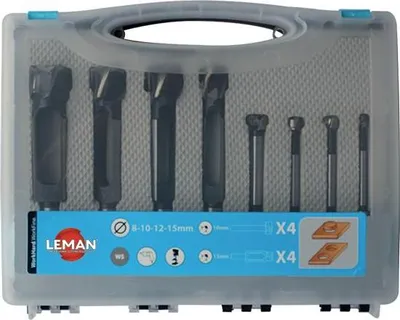 Produktbild von Set mit 4 Stockbohrern LEMAN - Ø 8 bis 15 mm - 210.500.08