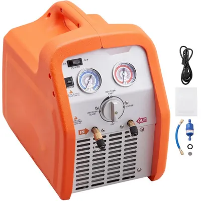 Produktbild von Kältemittel-Absauggerät 3/4 PS - Absaugstation Kältemittelrückgewinnungsmaschine 220-240 V - 4,85 lbs/min