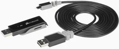 Obrázok produktu pre Corsair VOID RGB ELITE Wireless, Bezdrôtový, Hranie, 20 - 30000 Hz, 390 g, Slúchadlá s mikrofónom, Čierna, Biela