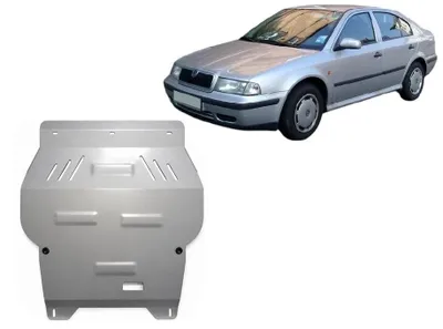 Obrázok produktu pre Hliníkový kryt spodnej časti vozidla chrániaci motor a prevodovku pre vozidlá Škoda Octavia – modely z rokov 1998 – 2010
