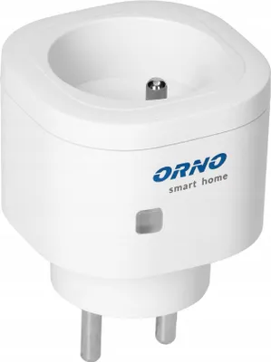 Produktbild von ORNO| Smart Home Steckdose - Weiß - Wireless - Energieüberwachung - Kompatibel mit Alexa