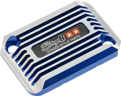 Image de Cache pompe de frein STAGE6 CNC TYPE Bleu Nitro Aerox