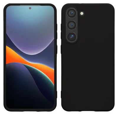 Produktbild von kwmobile Handyhülle für Samsung Galaxy S23 Hülle - TPU Case - Kabelloses Laden - Schutzhülle Cover in Schwarz