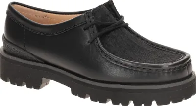 Produktbild von Clarks WALLA YUKONER Damenschuhe - bequeme Schnür- Halbschuhe schwarz NEU