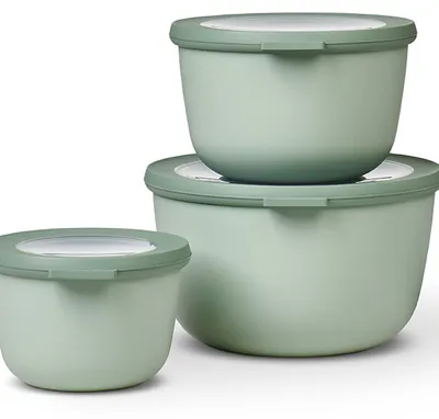 Immagine prodotto di MEPAL 106231094700 MEPAL Frischhaltedosen-Set Cirqula 8,5/10,0/11,5 cm hoch nordic sage 0,5/1,0/2,0 l, 1 Set