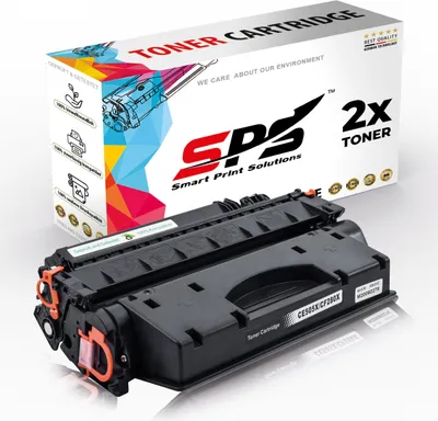 Produktbild von 2x Toner 80X CF280X Schwarz Kompatibel für HP Laserjet Pro 400 M401DNE Drucker