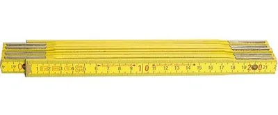 Produktbild von Meterstab, Holz, gelb, 2 m