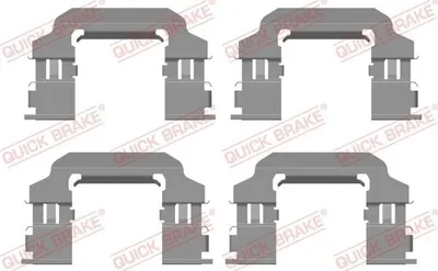 Produktbild von QUICK BRAKE 109-0138 Zubehörsatz Scheibenbremsbelag Vorne für NISSAN Patrol GR V SUV (Y61)