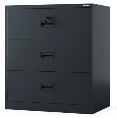 Produktbild von Aktenschrank Hängeregisterschrank Metallschrank Hängeregistraturschrank Ordnerschrank SARA XL V3, 900 x 1020 x 600 mm
