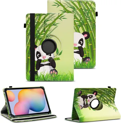 Produktbild von Tablet Hülle für Samsung Galaxy Tab S6 Lite Schutzhülle Tasche Cover DrehbarFarben:Motiv 11