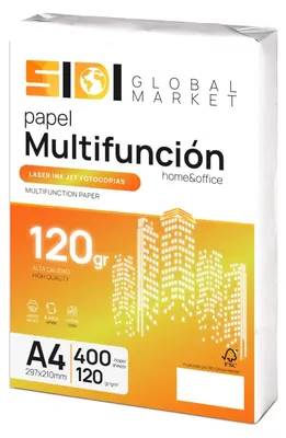 Image de Papier pour imprimante A4, 120 g/m², paquet de 400 feuilles