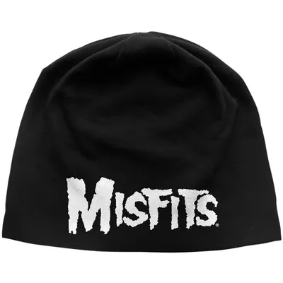 Produktbild von Misfits Logo Mütze Schwarz aus 100% Baumwolle