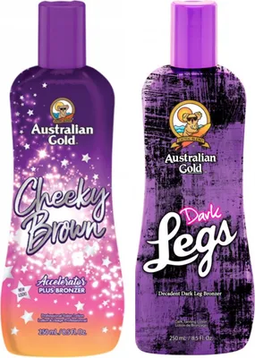 Obrázek produktu pro Australian Gold Cheeky Brown Bronzer + Tmavé nohy pro nohy