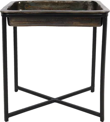 Zdjęcie produktu dla Stolik boczny 38x29x42 cm czarny 50420S