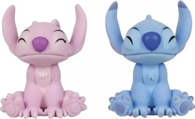 Produktbild von Enesco Stitch & Angel Disney-figur 2 Einheiten Rosa Rosa One Size