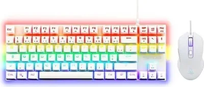 Produktbild von Gamer Pack: The G-Lab COMBO MERCURY, Gaming Tastatur TKL Mechanisch (Rote Switches), Gaming Maus 7200 DPI, Kabelgebunden