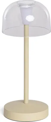 Produktbild von LED Tischlampe tragbar mit wiederaufladbarem USB-Akku Lendora Beige