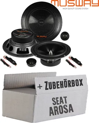 Produktbild von Lautsprecher Boxen Musway ME6.2C - 16,5cm System Auto Einbauzubehör - für Seat Arosa - justSOUND