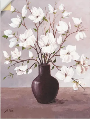 Produktbild von ARTland Wandbild, selbstklebend Magnolien Größe: 30x40 cm