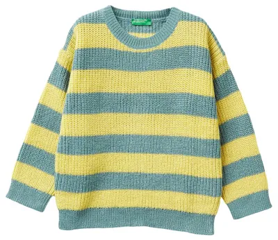 Zdjęcie produktu dla Koszulka United Colors of Benetton, model G/C, rozmiar M/L, kolor zielony, używana przez 2 lata