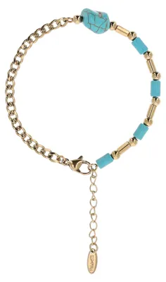 Produktbild von NAHIMA damen armband - gold türkis, onesize