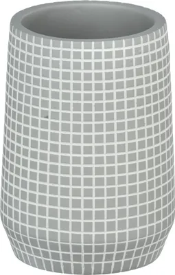 Obrázek produktu pro WENKO Držák kartáčků na zubní kartáčky Koupelnové doplňky OHRID Silver Grey